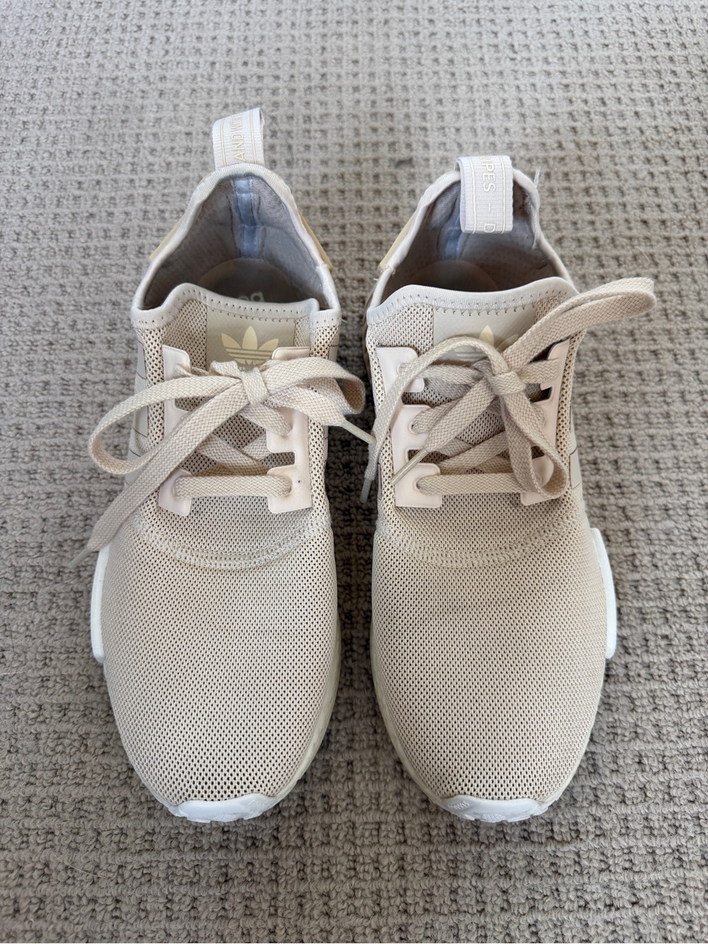 adidas NMD R1 Sneakers Beige | Men’s 9.5 Women’s 10.5 - Picture 2 of 5